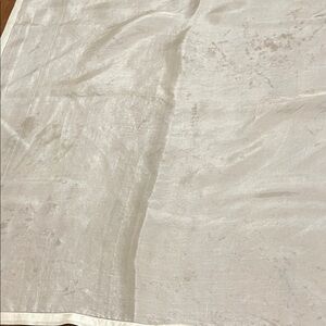 Sheer fabric two table scarfs